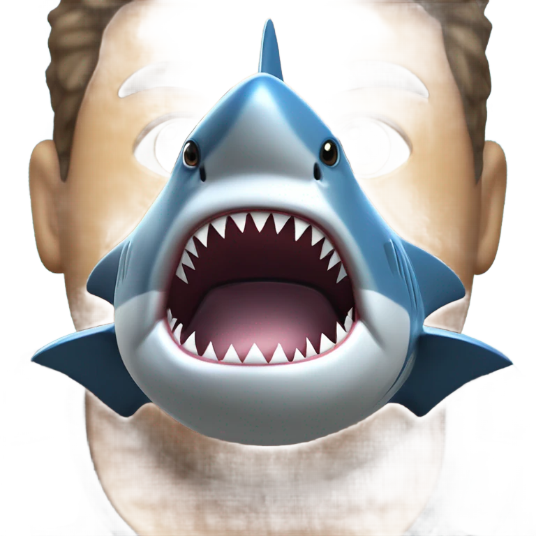 shark with a game controller  emoji