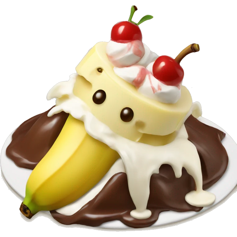 Banana split emoji