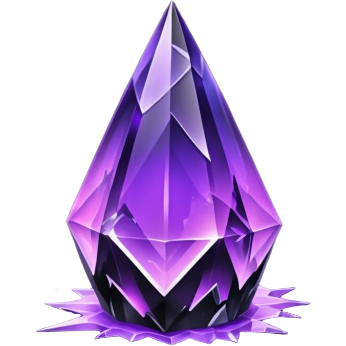 Purplish/black Skyshard crystal emoji