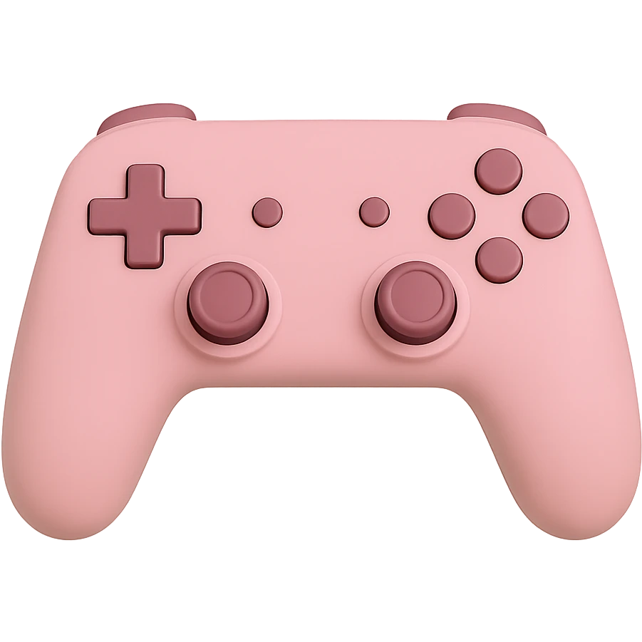 pink game controller emoji
