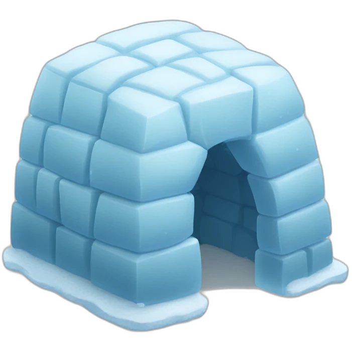 ice cube igloo emoji