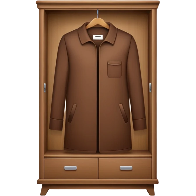 wardrobe modern closed emoji