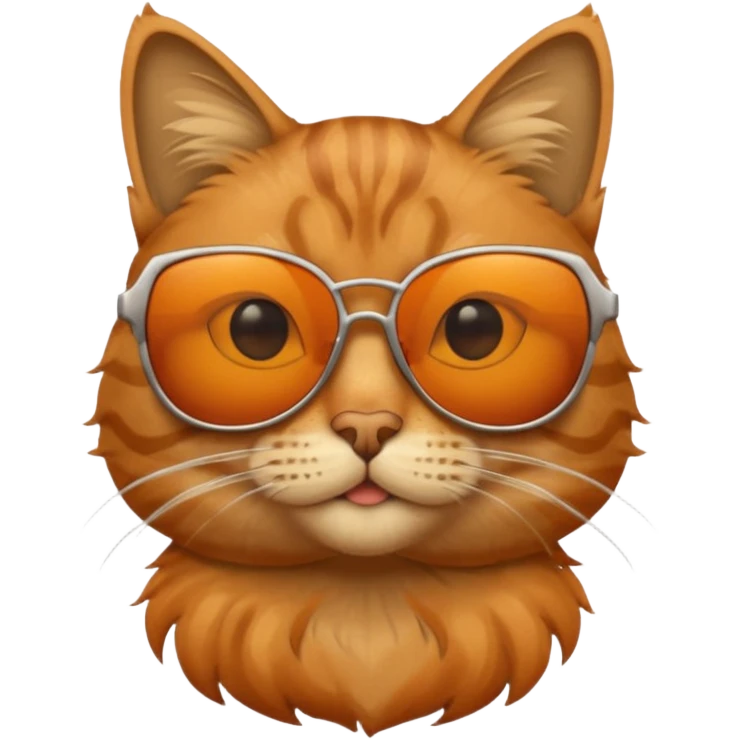 Cat wearing sunglasses emoji