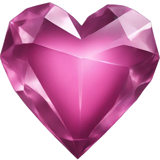 Crystal heart emoji