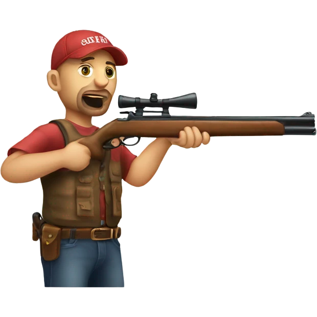 Redneck with shotgun emoji