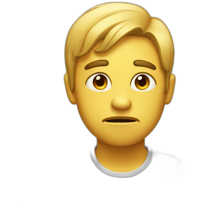 depressed-face emoji