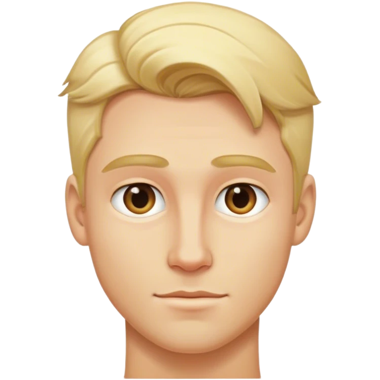 handsome man with blond   emoji