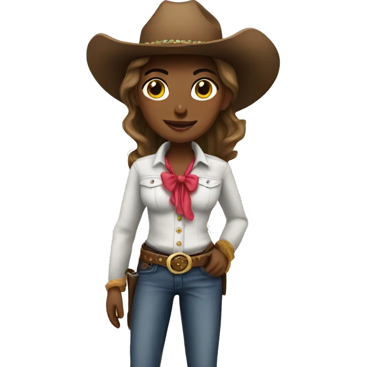 feminine cowgirl emoji