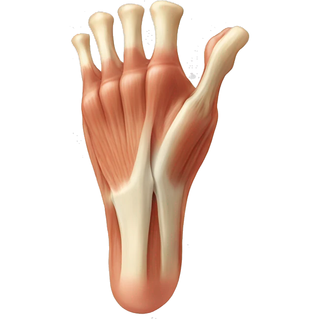 outlined tendon muscle emoji