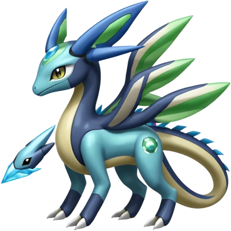 Meloetta-Zygarde-Cresselia-Palkia-Dialga-Electrike-Manectric-Fakémon-fusion, full body emoji