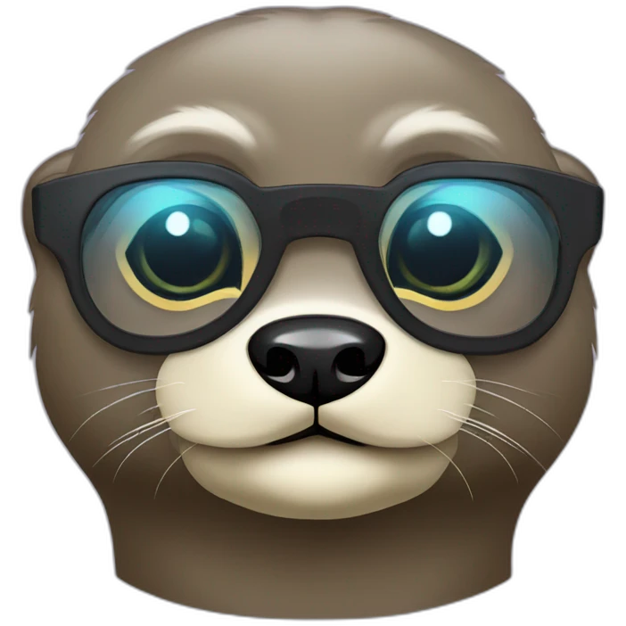 Loutre-avec-lunette emoji