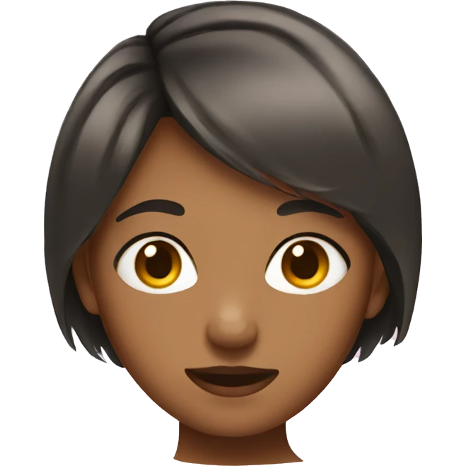 Girl with short hair  emoji