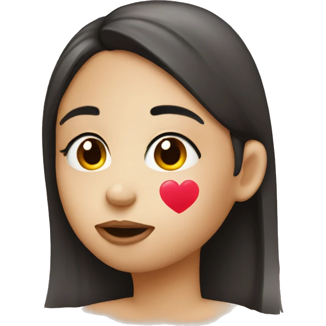 Girl sending a kiss  emoji
