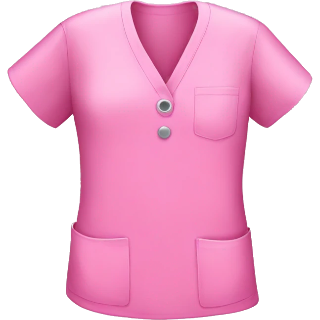 Pink scrub top emoji