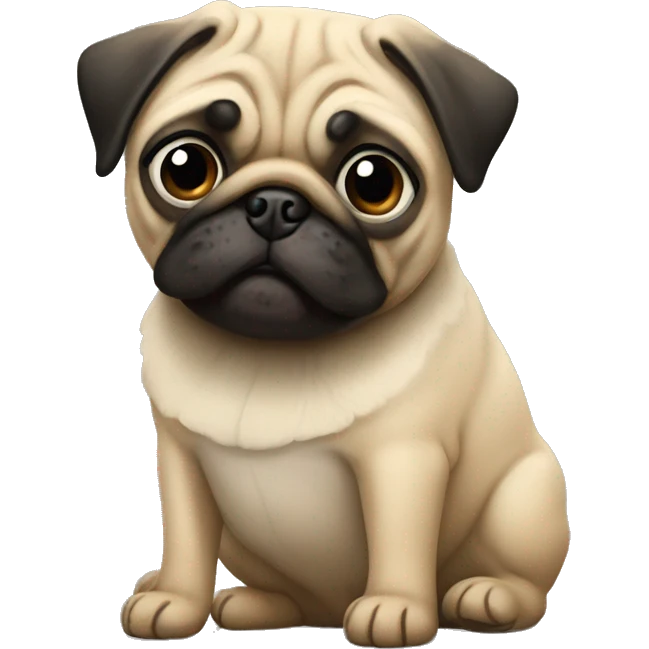 Tug the pug emoji