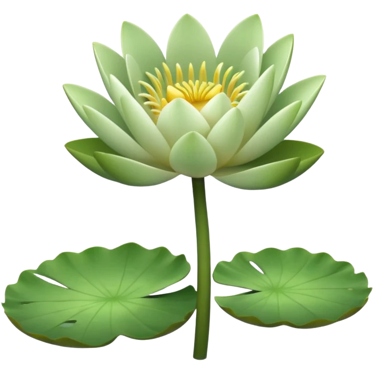 Small text size water lily bud with stem. ⅛ of the ones you’ve given.  emoji