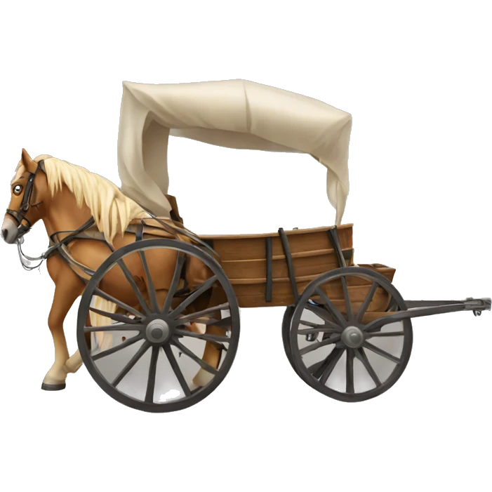 Horse cart emoji