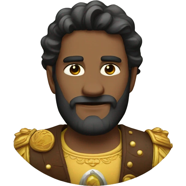 Leon con corona emoji