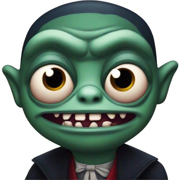 a vampire pepe frog emoji