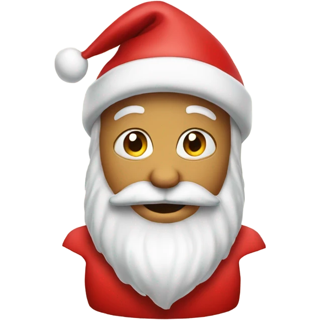 Love heart santa emoji