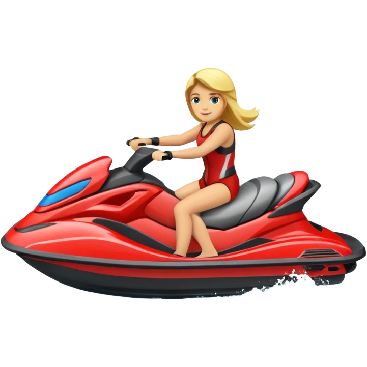 Jet ski with a group  emoji