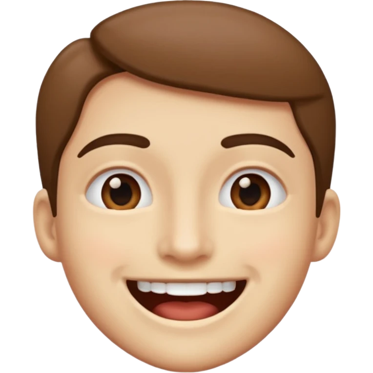 Smiling out of side of mouth emoji