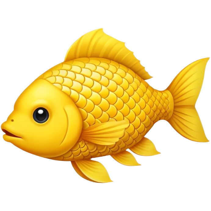 a yellow fish emoji