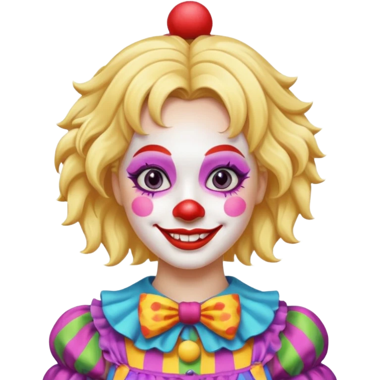 blonde clown emoji