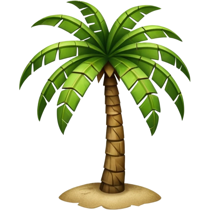 chopped palm tree emoji