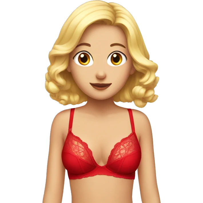 Red lingerie emoji