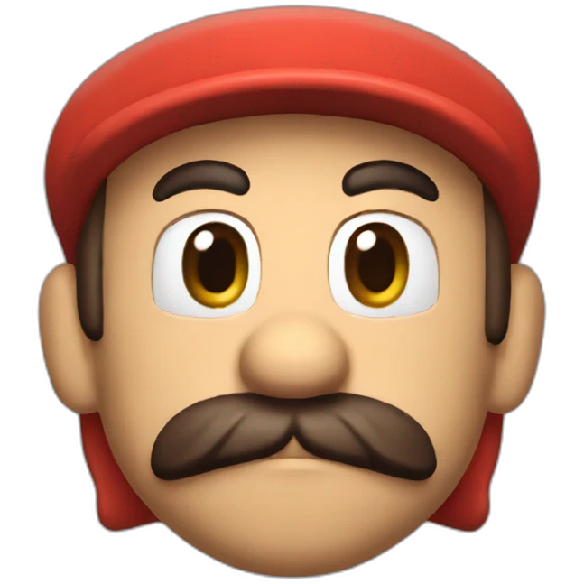 skinny mario emoji