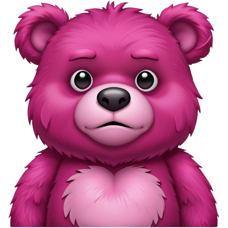 Lotso pink teddy bear villain emoji