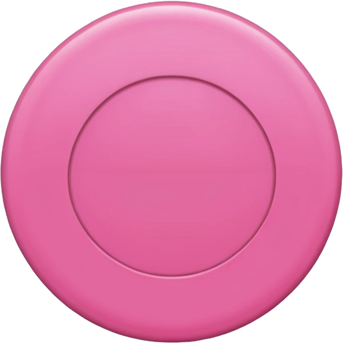 A pink circle emoji
