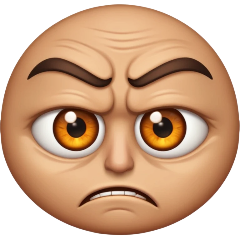 Angry eye emoji