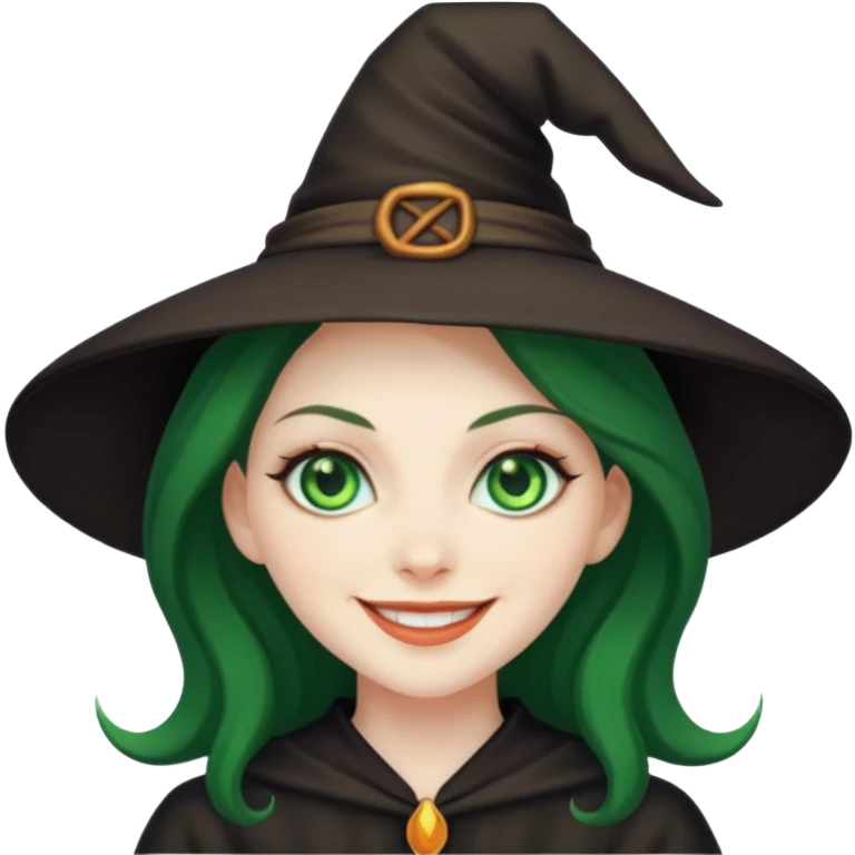 Witch smile emoji