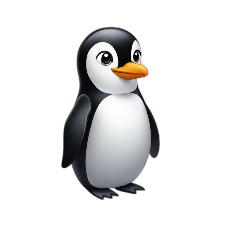 A penguin princess emoji