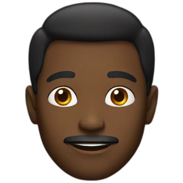 black dude emoji