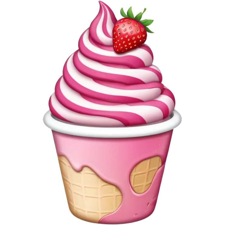 ice cream cup emoji