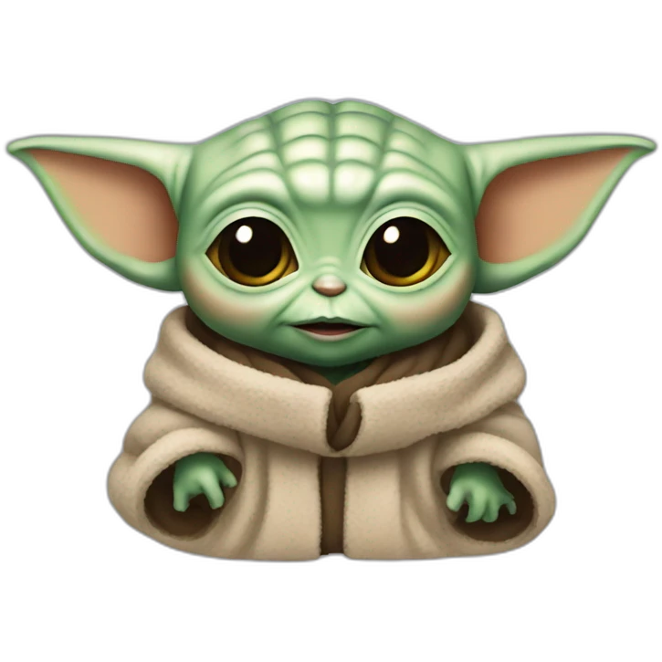 Baby yoda noel emoji