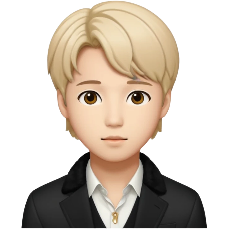 idol V, BTS group emoji