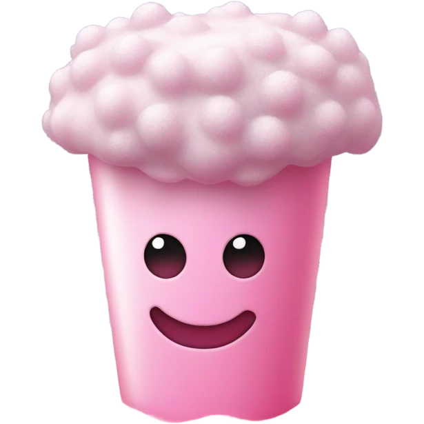 Copo de nieve rosa emoji