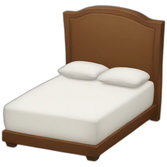 A bed emoji