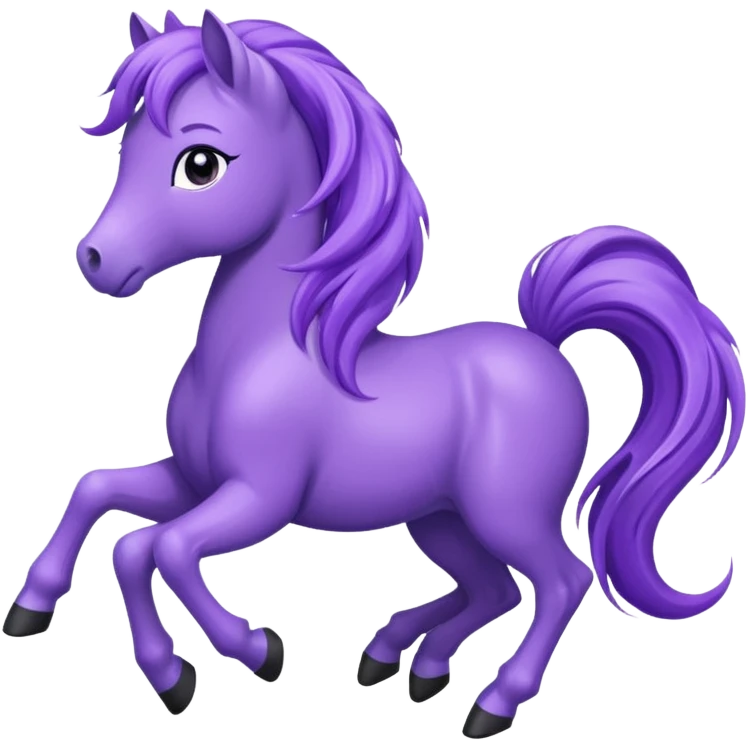 Purple pony emoji