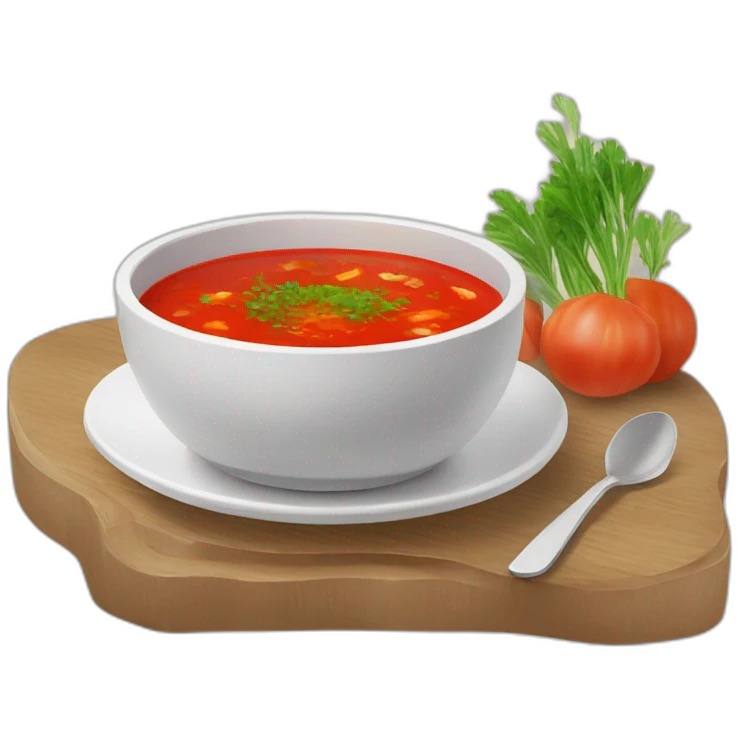 Borsh Ukrainian red soup emoji