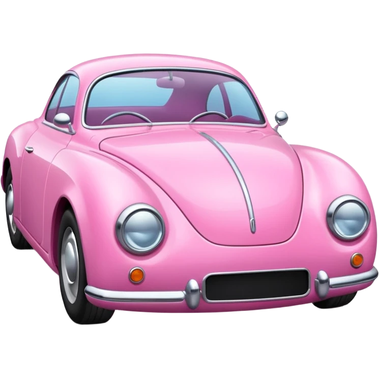 Pink car emoji