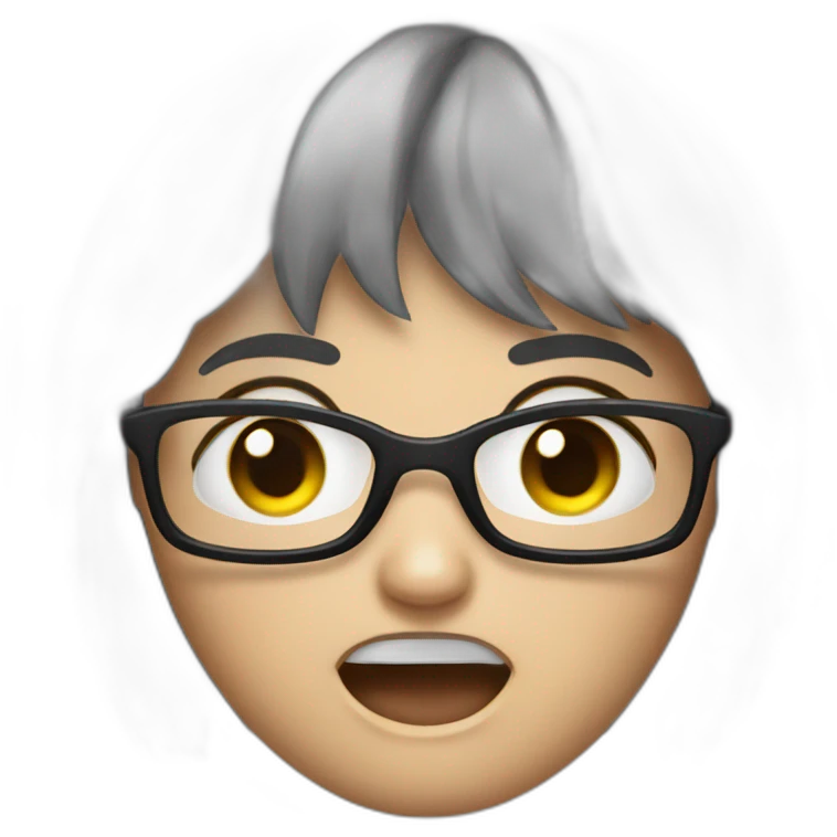 Angry virtual assistant Siri  emoji