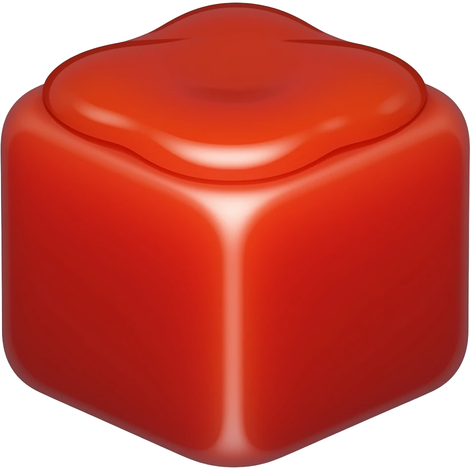 Tomato Sauce but in a Cube emoji