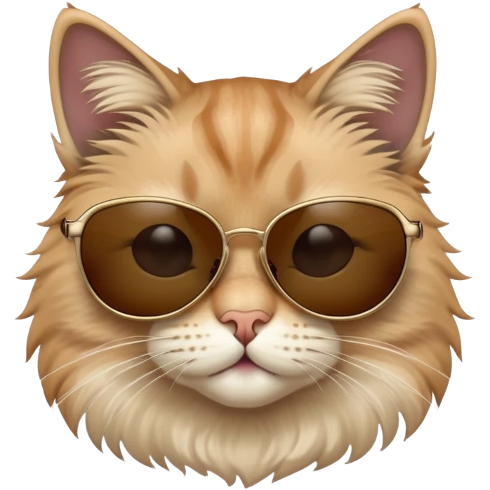 Cat wearing sunglasses emoji