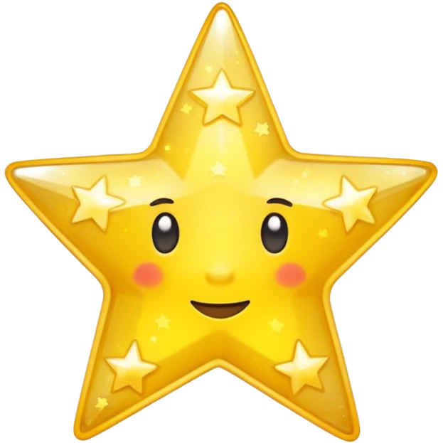 Polaroid photo with star emoji