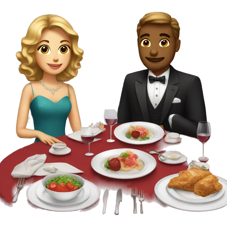 fancy dinner date emoji